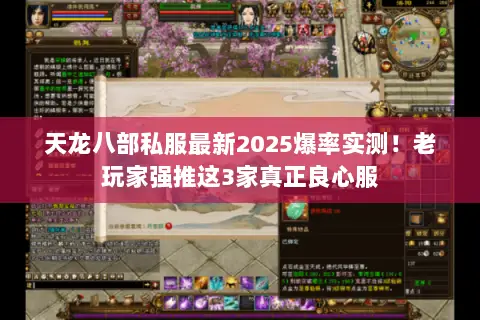 天龙八部私服最新2025爆率实测!老玩家强推这3家真正良心服 天龙八部私服最新2025爆率实测!老玩家强推这3家真正良心服