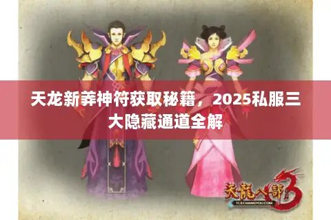 天龙新莽神符获取秘籍，2025私服三大隐藏通道全解
