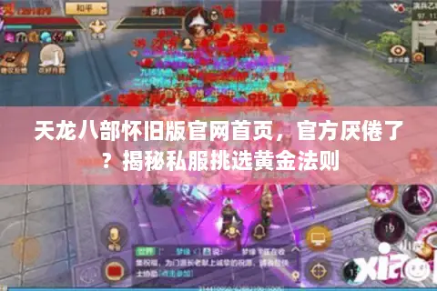 天龙八部怀旧版官网首页,官方厌倦了?揭秘私服挑选黄金法则 天龙八部怀旧版官网首页,官方厌倦了?揭秘私服挑选黄金法则