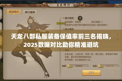 天龙八部私服装备保值率前三名揭晓,2025数据对比助你精准避坑 天龙八部私服装备保值率前三名揭晓,2025数据对比助你精准避坑