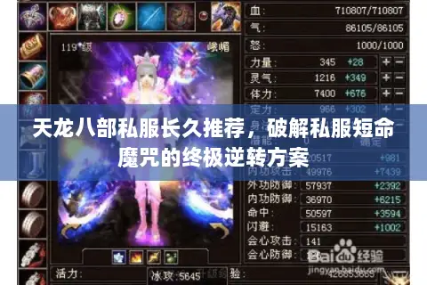 天龙八部私服长久推荐,破解私服短命魔咒的终极逆转方案 天龙八部私服长久推荐,破解私服短命魔咒的终极逆转方案
