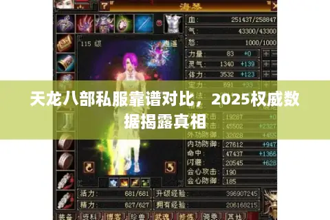 天龙八部私服靠谱对比,2025权威数据揭露真相 天龙八部私服靠谱对比,2025权威数据揭露真相