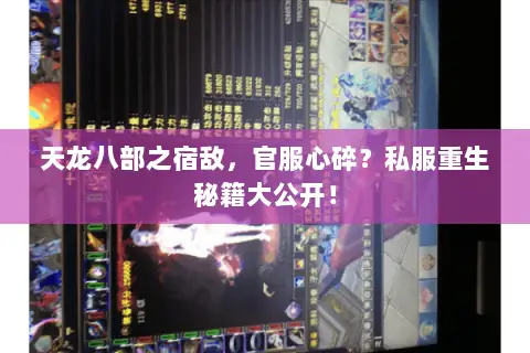 天龙八部之宿敌,官服心碎?私服重生秘籍大公开! 天龙八部之宿敌,官服心碎?私服重生秘籍大公开!