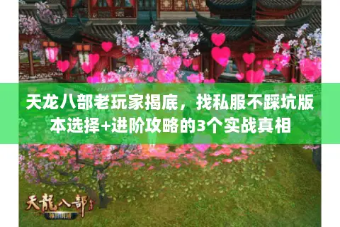 天龙八部老玩家揭底,找私服不踩坑版本选择+进阶攻略的3个实战真相 天龙八部老玩家揭底,找私服不踩坑版本选择+进阶攻略的3个实战真相