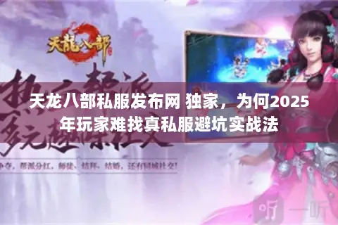 天龙八部私服发布网 独家,为何2025年玩家难找真私服避坑实战法 天龙八部私服发布网 独家,为何2025年玩家难找真私服避坑实战法