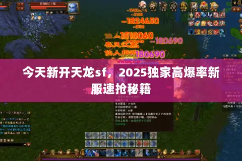 今天新开天龙sf,2025独家高爆率新服速抢秘籍 今天新开天龙sf,2025独家高爆率新服速抢秘籍