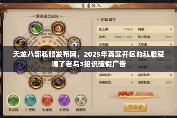 天龙八部私服发布网,2025年真实开区的私服藏哪了老鸟3招识破假广告 天龙八部私服发布网,2025年真实开区的私服藏哪了老鸟3招识破假广告
