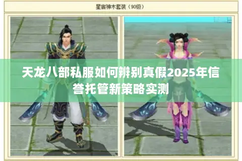 天龙八部私服如何辨别真假2025年信誉托管新策略实测 天龙八部私服如何辨别真假2025年信誉托管新策略实测