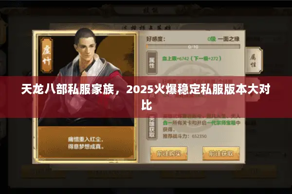 天龙八部私服家族，2025火爆稳定私服版本大对比