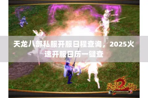 天龙八部私服开服日程查询，2025火速开服日历一键查