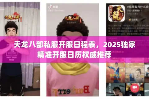 天龙八部私服开服日程表,2025独家精准开服日历权威推荐 天龙八部私服开服日程表,2025独家精准开服日历权威推荐