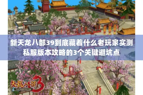 新天龙八部39到底藏着什么老玩家实测私服版本攻略的3个关键避坑点 新天龙八部39到底藏着什么老玩家实测私服版本攻略的3个关键避坑点