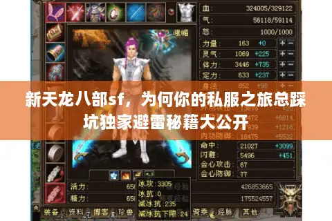 新天龙八部sf,为何你的私服之旅总踩坑独家避雷秘籍大公开 新天龙八部sf,为何你的私服之旅总踩坑独家避雷秘籍大公开