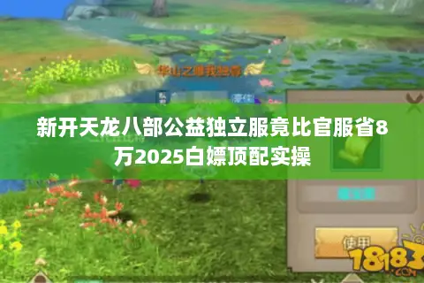 新开天龙八部公益独立服竟比官服省8万2025白嫖顶配实操