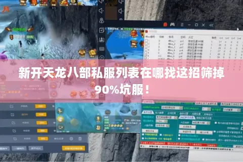 新开天龙八部私服列表在哪找这招筛掉90%坑服！