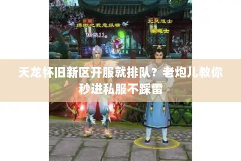 天龙怀旧新区开服就排队？老炮儿教你秒进私服不踩雷