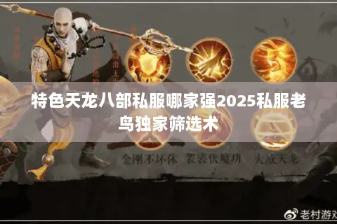 特色天龙八部私服哪家强2025私服老鸟独家筛选术 特色天龙八部私服哪家强2025私服老鸟独家筛选术