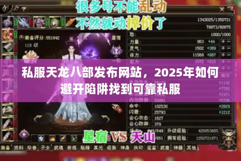私服天龙八部发布网站,2025年如何避开陷阱找到可靠私服 私服天龙八部发布网站,2025年如何避开陷阱找到可靠私服