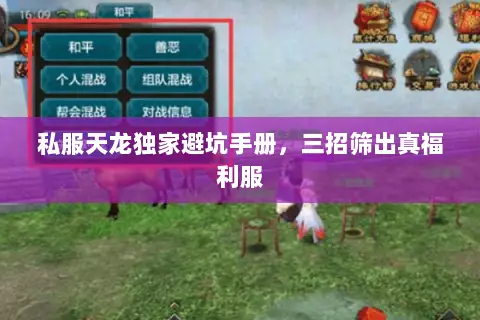 私服天龙独家避坑手册,三招筛出真福利服 私服天龙独家避坑手册,三招筛出真福利服