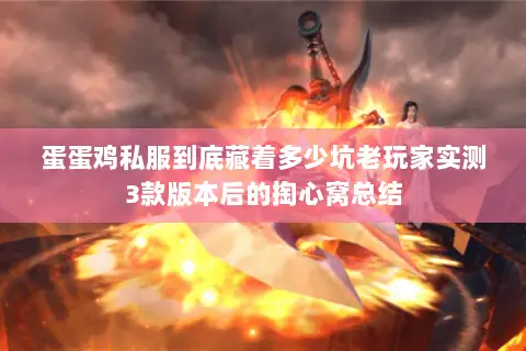 蛋蛋鸡私服到底藏着多少坑老玩家实测3款版本后的掏心窝总结 蛋蛋鸡私服到底藏着多少坑老玩家实测3款版本后的掏心窝总结