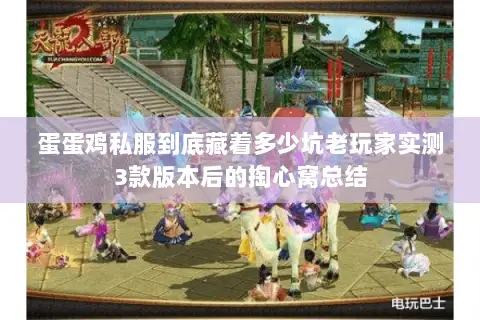 蛋蛋鸡私服到底藏着多少坑老玩家实测3款版本后的掏心窝总结 蛋蛋鸡私服到底藏着多少坑老玩家实测3款版本后的掏心窝总结