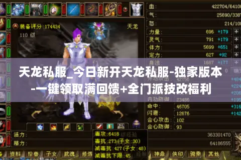 天龙私服_今日新开天龙私服-独家版本-一键领取满回馈+全门派技改福利