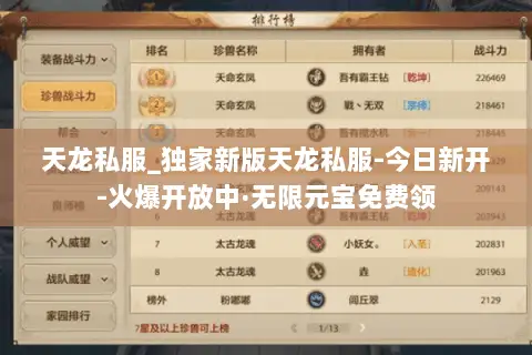 天龙私服_独家新版天龙私服-今日新开-火爆开放中·无限元宝免费领