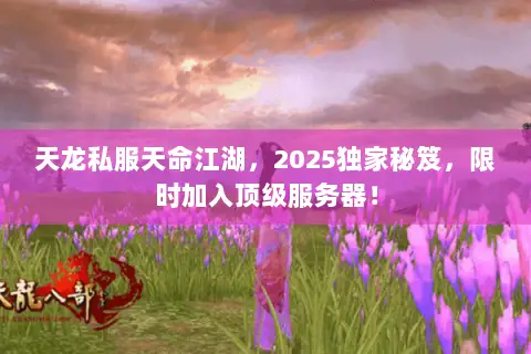 天龙私服天命江湖,2025独家秘笈,限时加入顶级服务器! 天龙私服天命江湖,2025独家秘笈,限时加入顶级服务器!