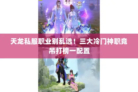 天龙私服职业别乱选!三大冷门神职竟吊打榜一配置 天龙私服职业别乱选!三大冷门神职竟吊打榜一配置