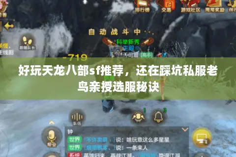好玩天龙八部sf推荐,还在踩坑私服老鸟亲授选服秘诀 好玩天龙八部sf推荐,还在踩坑私服老鸟亲授选服秘诀