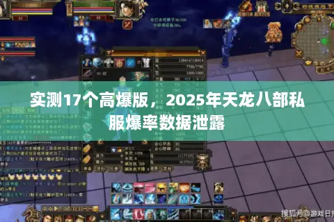 实测17个高爆版,2025年天龙八部私服爆率数据泄露 实测17个高爆版,2025年天龙八部私服爆率数据泄露