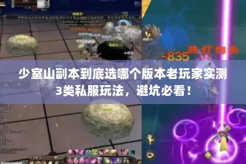 少室山副本到底选哪个版本老玩家实测3类私服玩法，避坑必看！