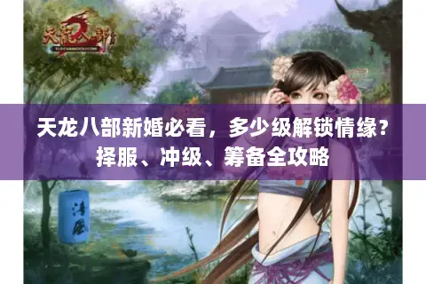 天龙八部新婚必看,多少级解锁情缘?择服、冲级、筹备全攻略 天龙八部新婚必看,多少级解锁情缘?择服、冲级、筹备全攻略