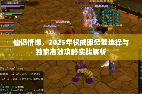 仙侣情缘，2025年权威服务器选择与独家高效攻略实战解析