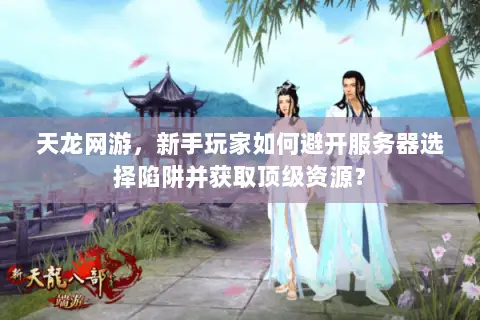 天龙网游，新手玩家如何避开服务器选择陷阱并获取顶级资源？