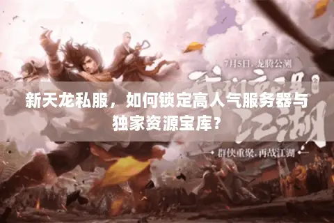 新天龙私服，如何锁定高人气服务器与独家资源宝库？