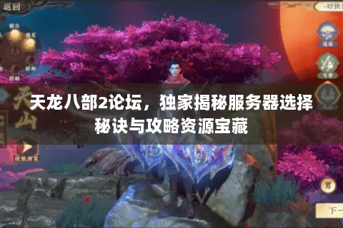 天龙八部2论坛,独家揭秘服务器选择秘诀与攻略资源宝藏 天龙八部2论坛,独家揭秘服务器选择秘诀与攻略资源宝藏
