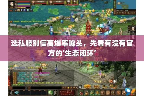 选私服别信高爆率噱头,先看有没有官方的‘生态闭环’ 选私服别信高爆率噱头,先看有没有官方的‘生态闭环’