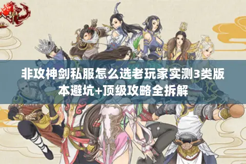 非攻神剑私服怎么选老玩家实测3类版本避坑+顶级攻略全拆解 非攻神剑私服怎么选老玩家实测3类版本避坑+顶级攻略全拆解