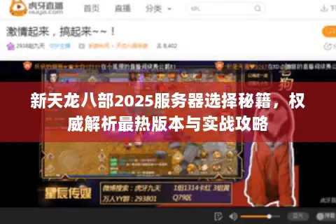 新天龙八部2025服务器选择秘籍,权威解析最热版本与实战攻略 新天龙八部2025服务器选择秘籍,权威解析最热版本与实战攻略