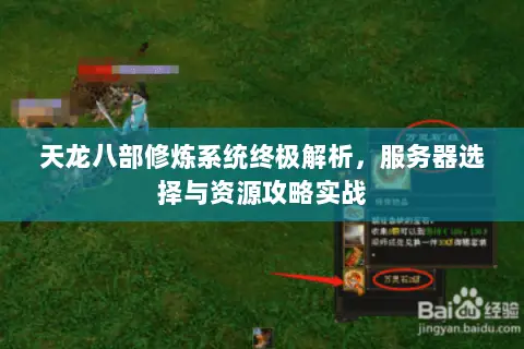 天龙八部修炼系统终极解析,服务器选择与资源攻略实战 天龙八部修炼系统终极解析,服务器选择与资源攻略实战