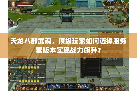 天龙八部武魂，顶级玩家如何选择服务器版本实现战力飙升？