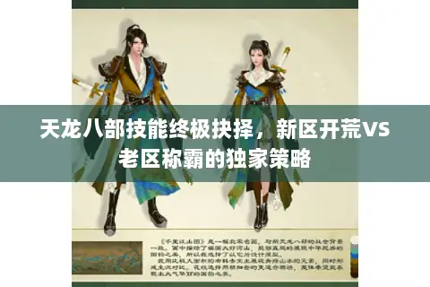 天龙八部技能终极抉择，新区开荒VS老区称霸的独家策略