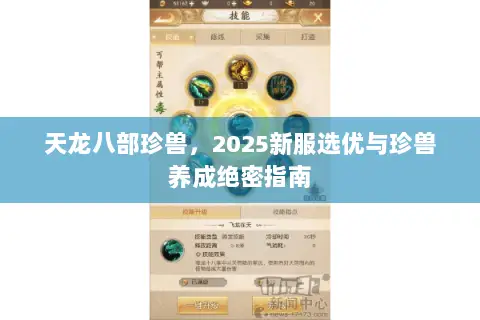 天龙八部珍兽,2025新服选优与珍兽养成绝密指南 天龙八部珍兽,2025新服选优与珍兽养成绝密指南