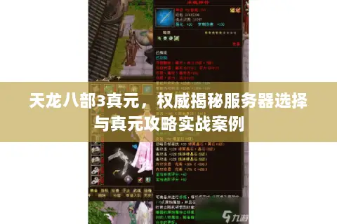 天龙八部3真元,权威揭秘服务器选择与真元攻略实战案例 天龙八部3真元,权威揭秘服务器选择与真元攻略实战案例