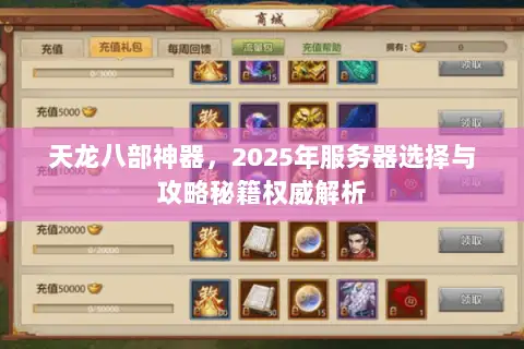 天龙八部神器，2025年服务器选择与攻略秘籍权威解析