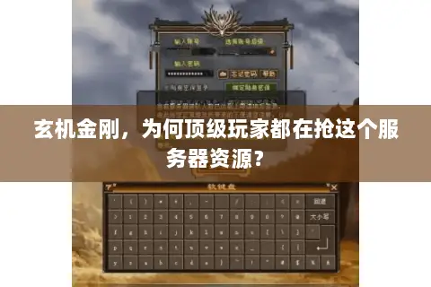 玄机金刚，为何顶级玩家都在抢这个服务器资源？