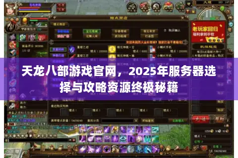 天龙八部游戏官网，2025年服务器选择与攻略资源终极秘籍