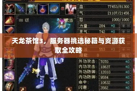 天龙茶馆3,服务器挑选秘籍与资源获取全攻略 天龙茶馆3,服务器挑选秘籍与资源获取全攻略