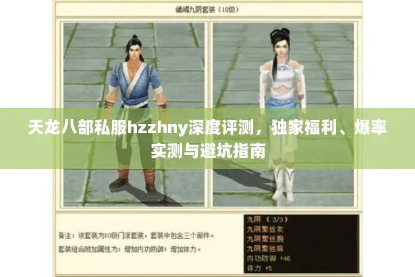 天龙八部私服hzzhny深度评测,独家福利、爆率实测与避坑指南 天龙八部私服hzzhny深度评测,独家福利、爆率实测与避坑指南